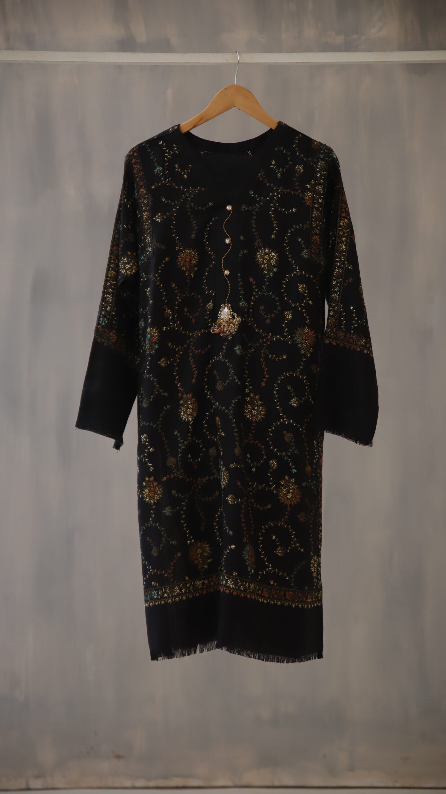 Jal Black Embroidery