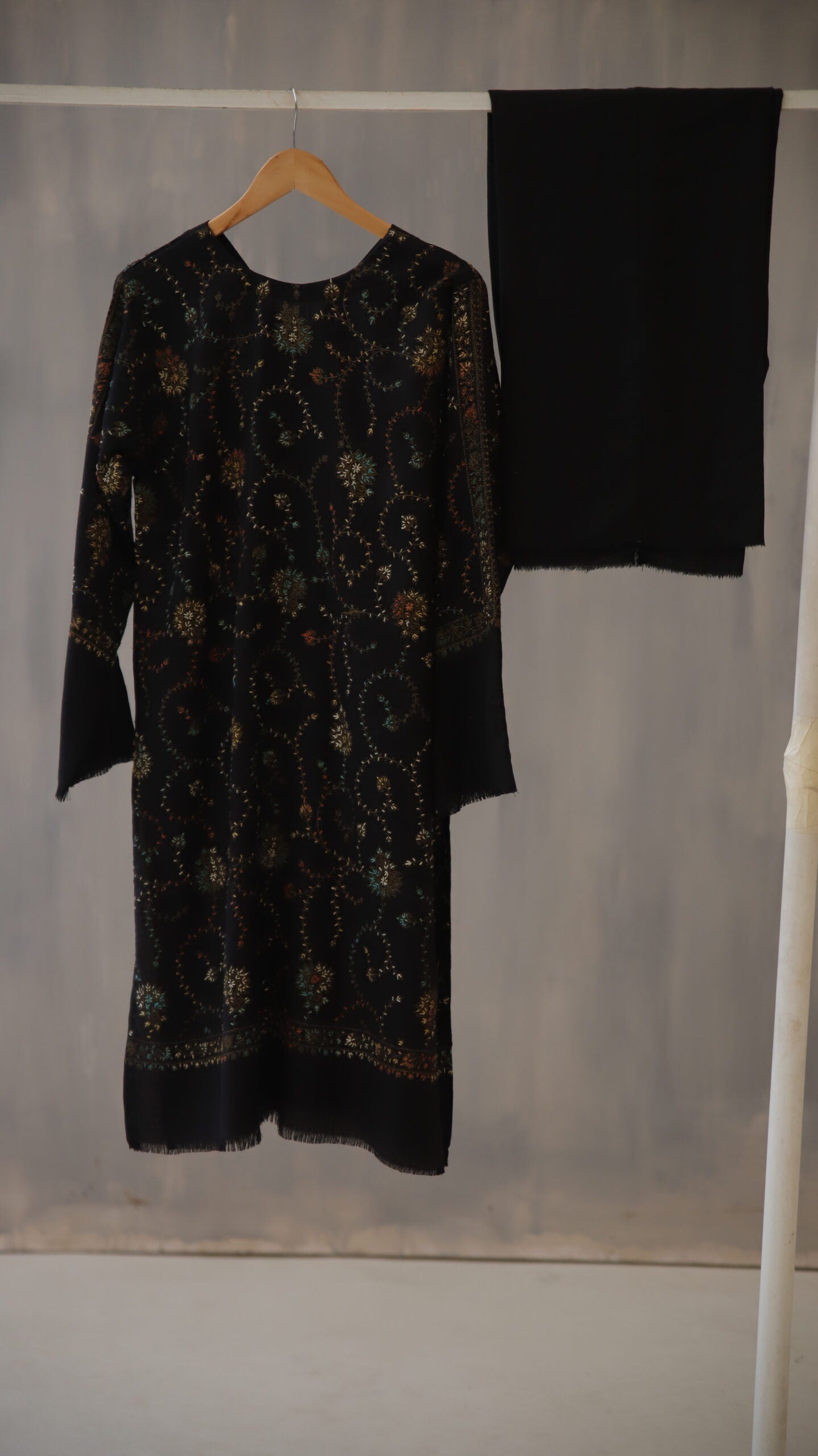 Jal Black Embroidery