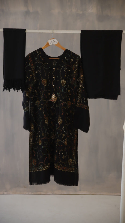 Jal Black Embroidery