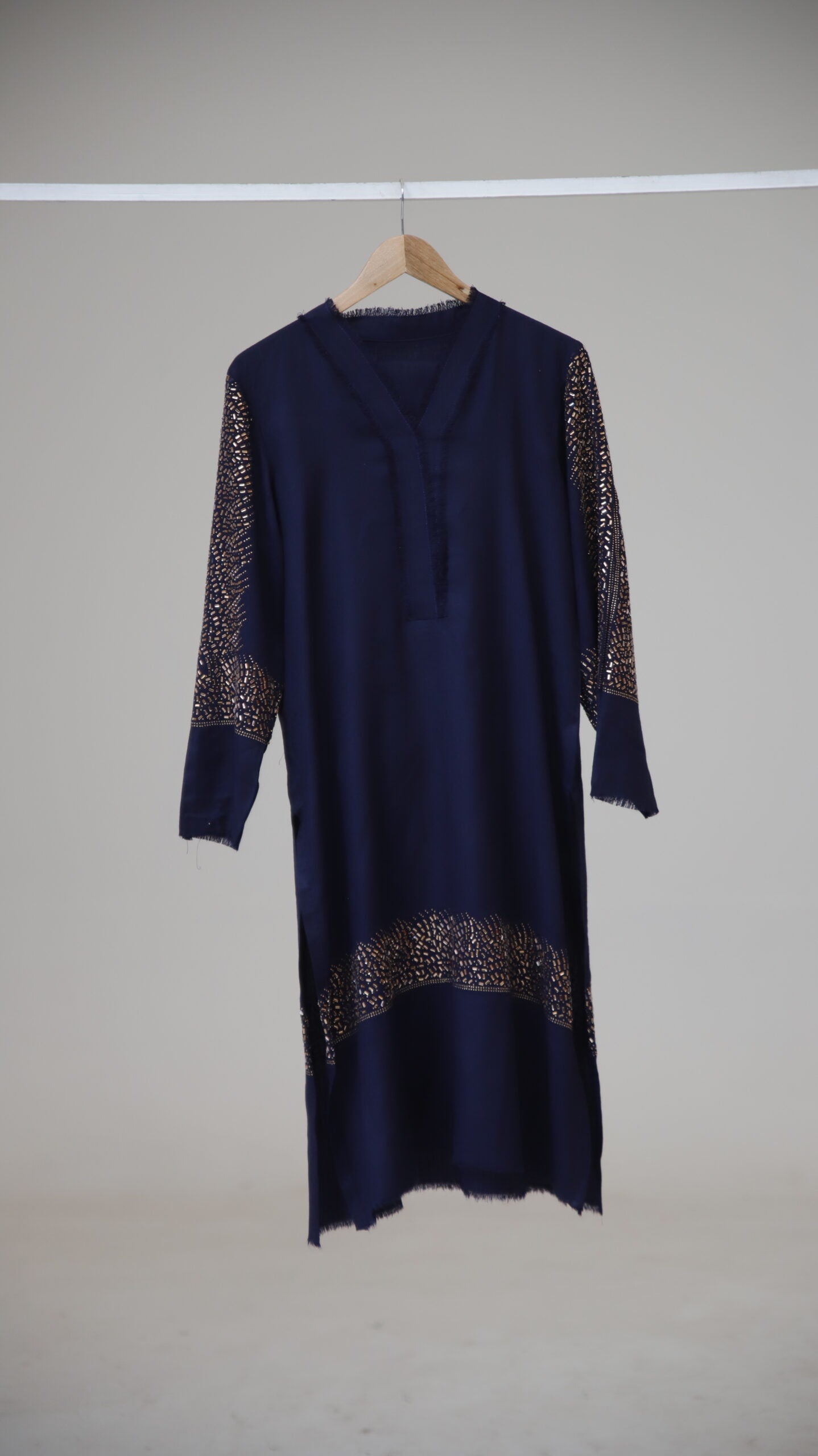 Blue Pashmina Crystal