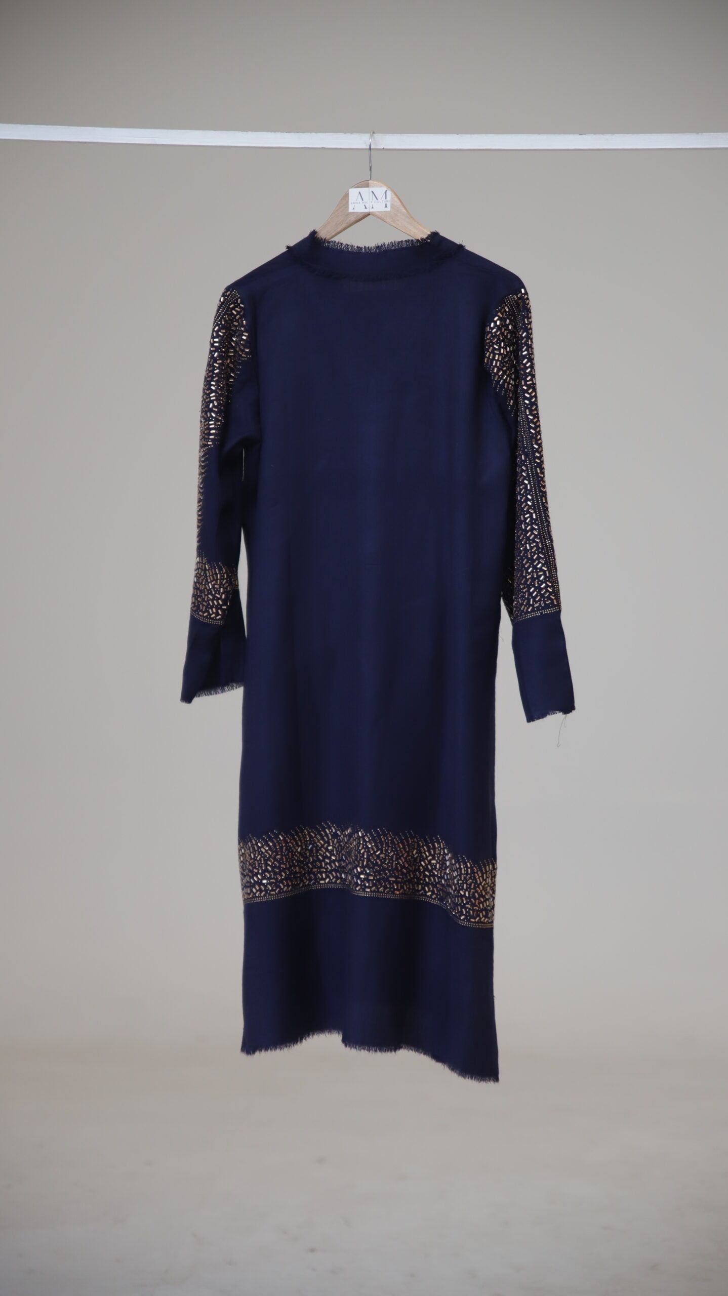Blue Pashmina Crystal