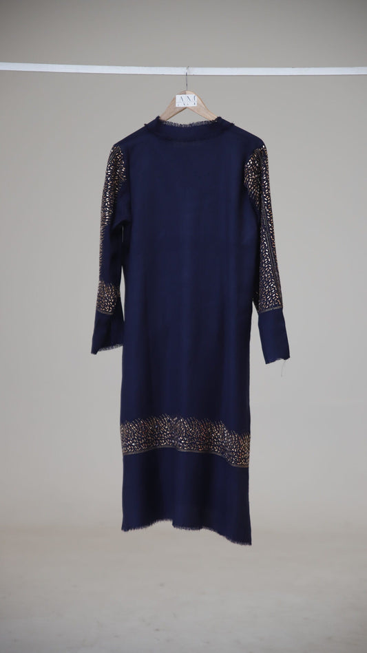 Blue Pashmina Crystal