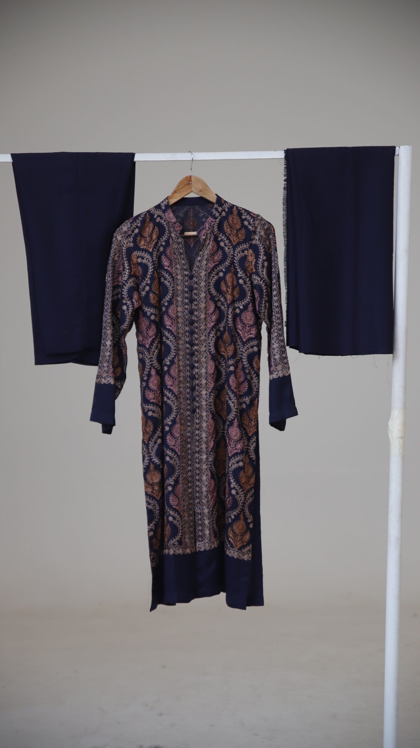 Blue Embroidery