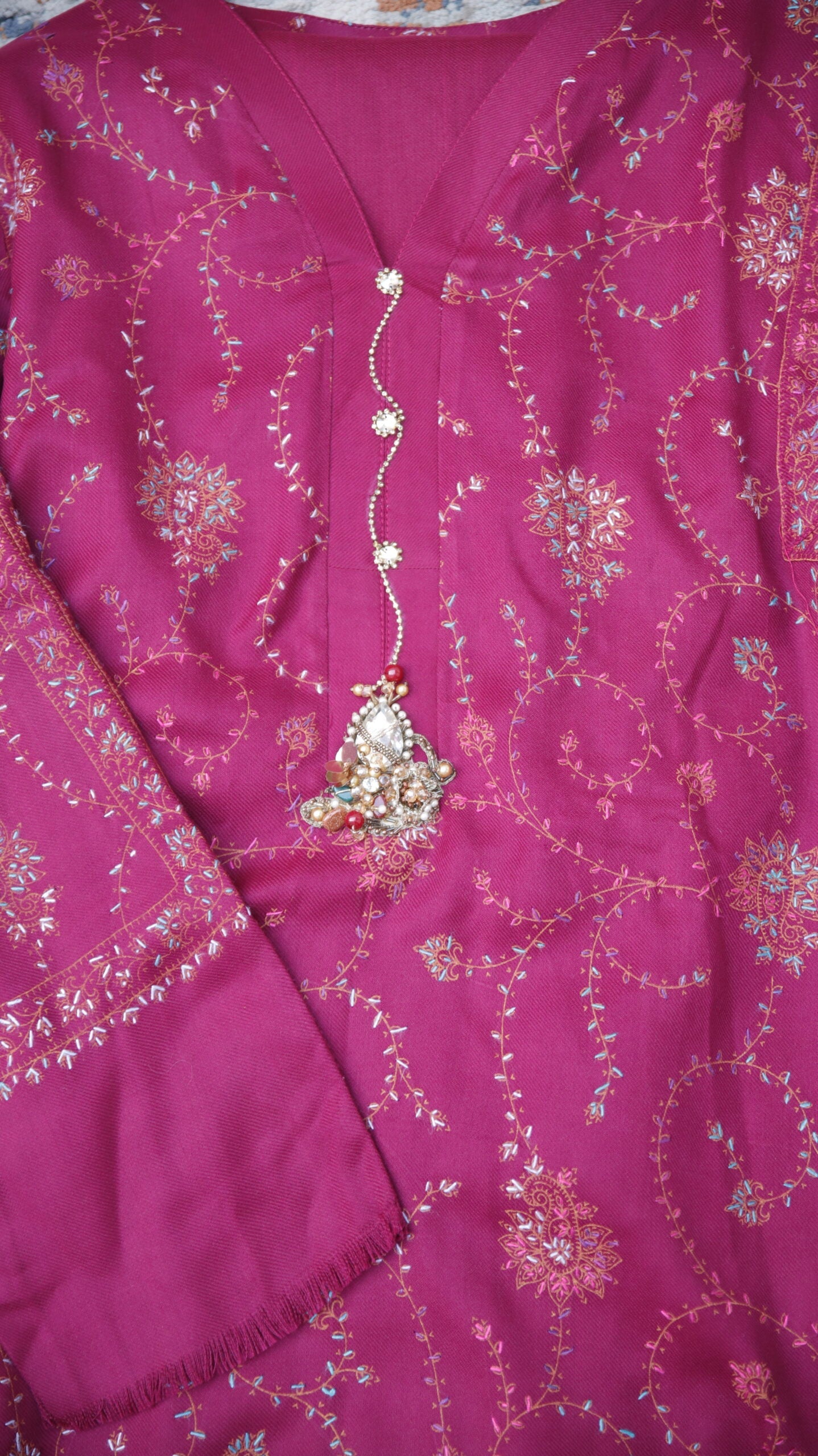 Jal Pink Embroidery